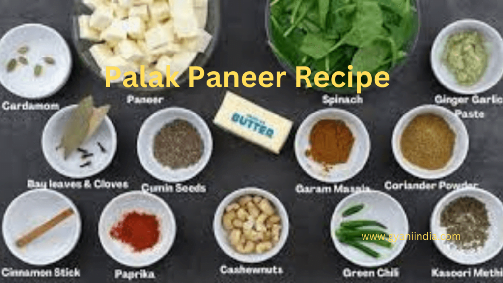 Palak Paneer Recipe